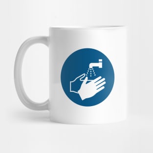 Wash your Hands Sign Mug